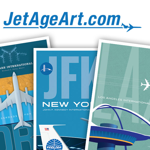 JFK New York Worldport Poster — Jet Age Art