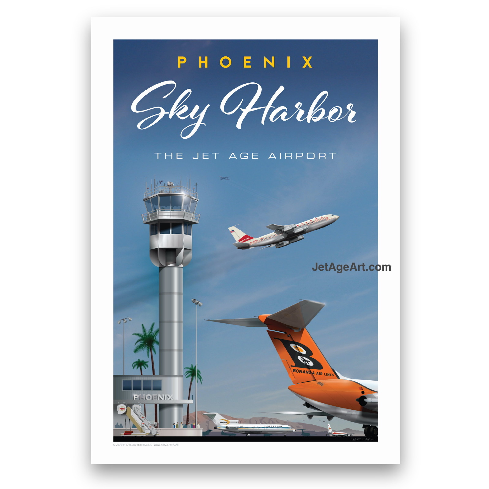 Phoenix Sky Harbor — Jet Age Art