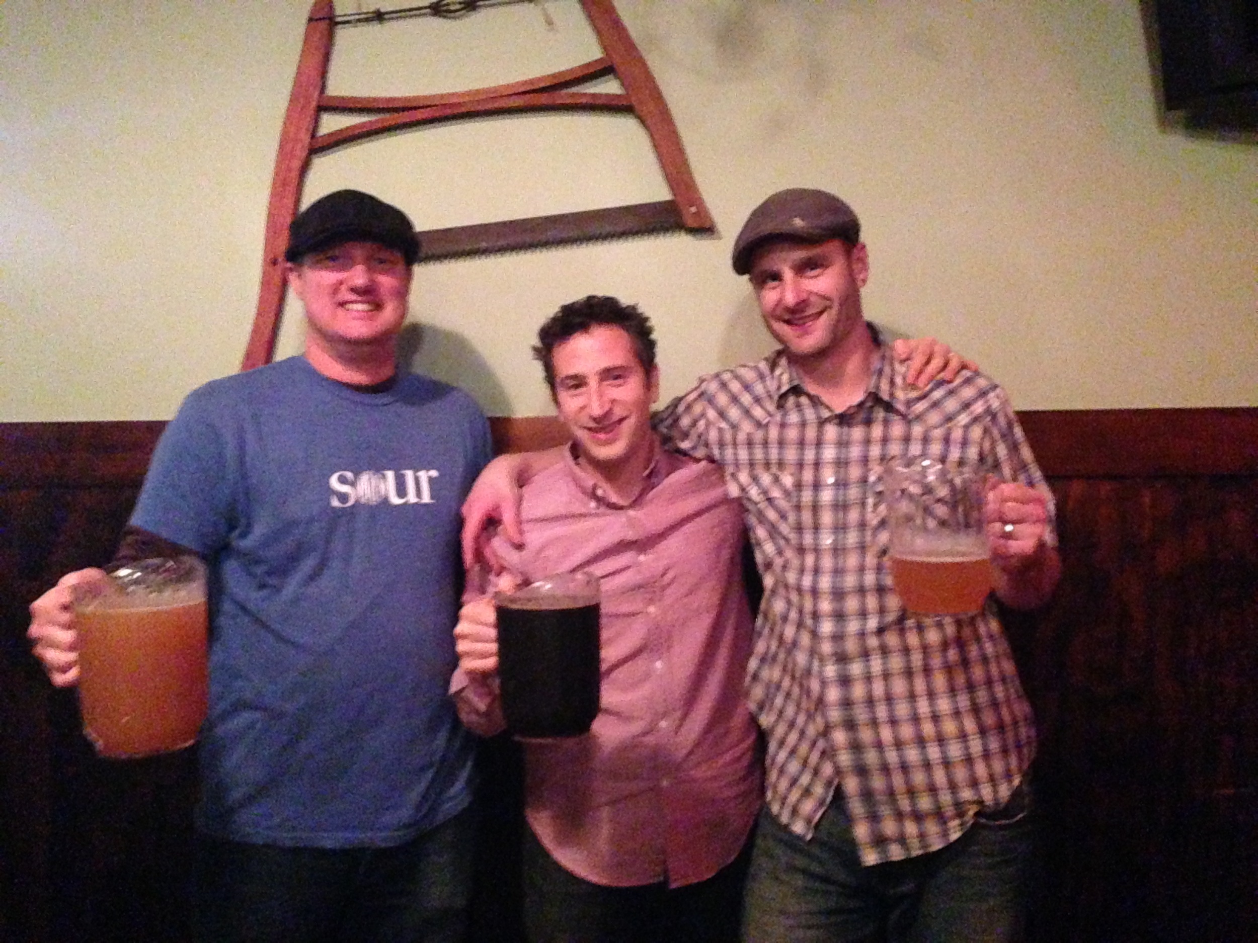 From left to right: Andy, Paul, and James