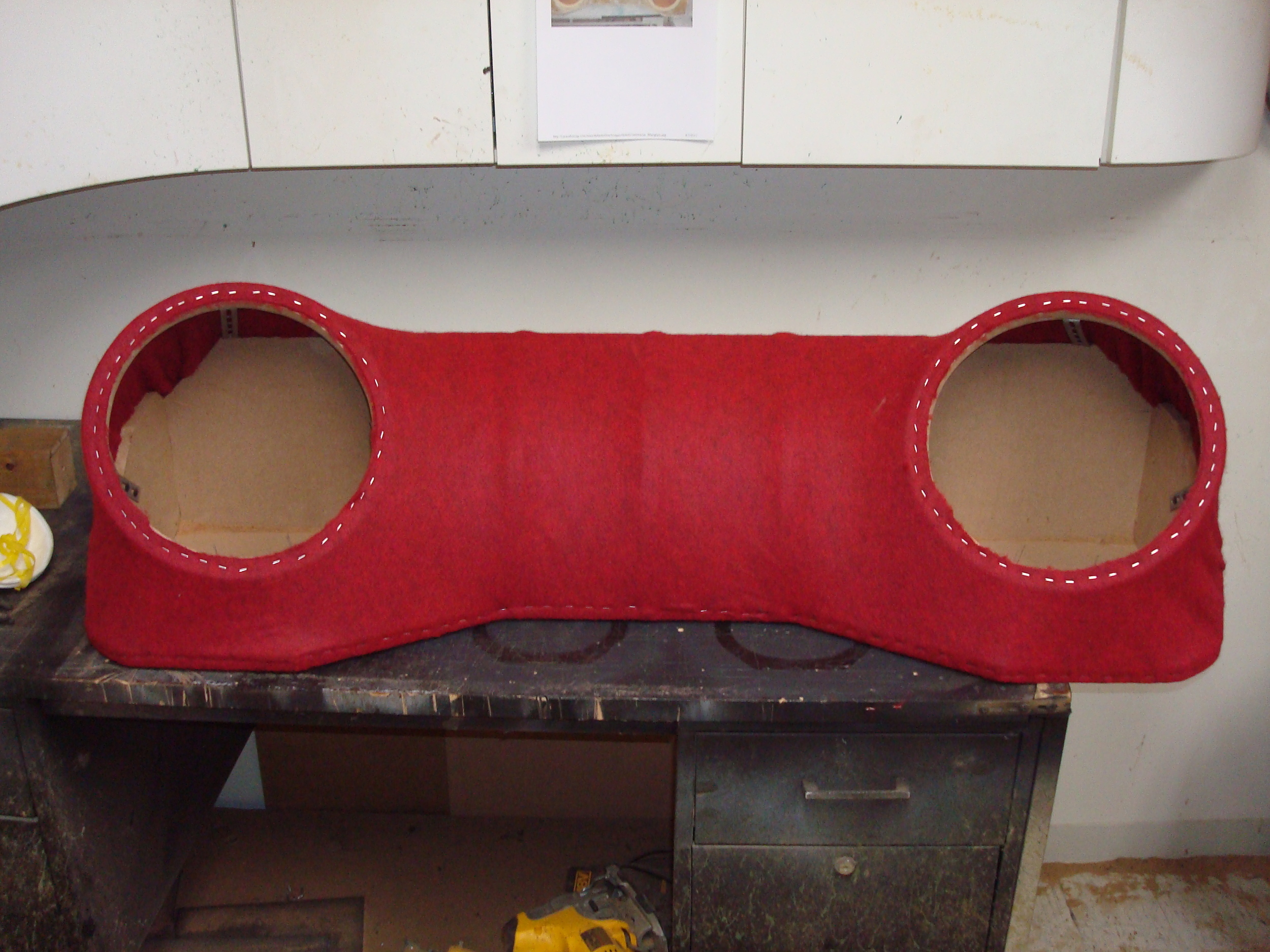 2011 Tahoe - Custom fiberglass subwoofer enclosure