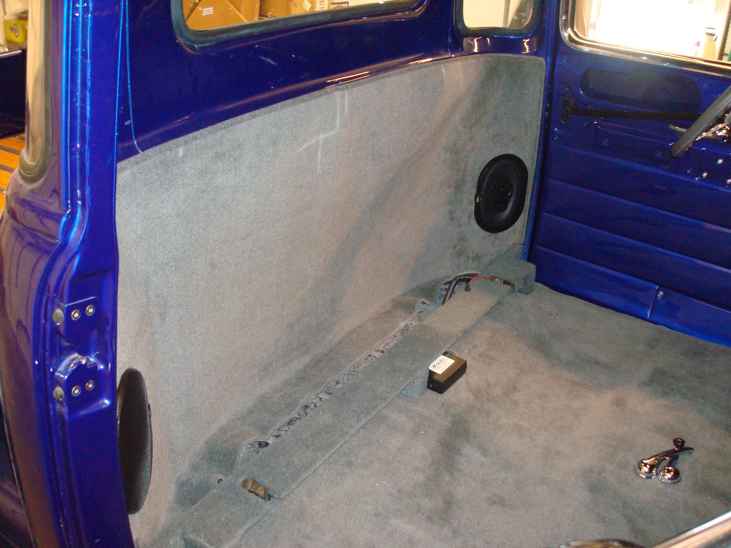 1950 Chevy - Rear Speakers & Finish Paneling