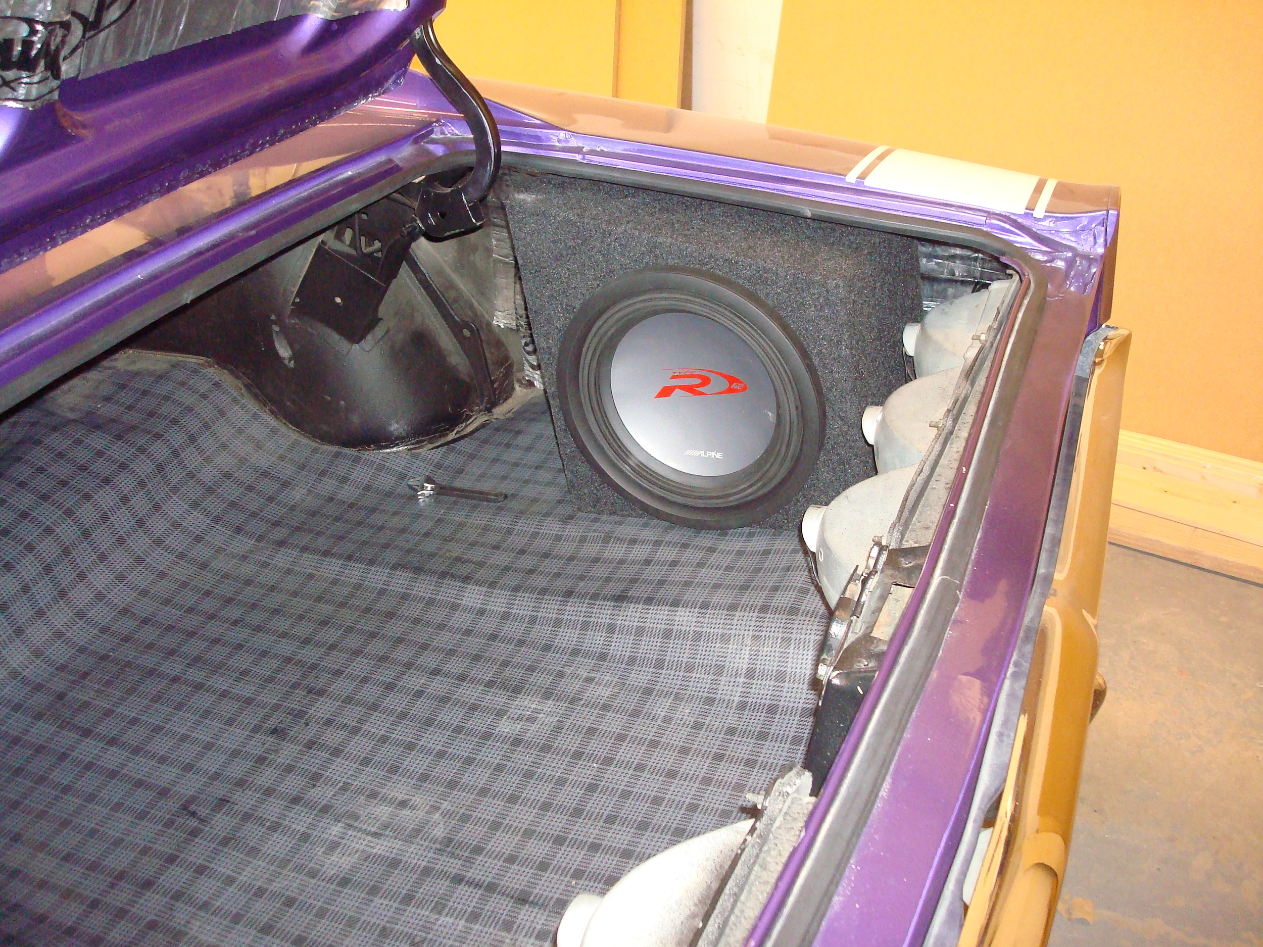 1969 Charger - Customer Subwoofer Enclosures for 12" Alpine Type R Subwoofers