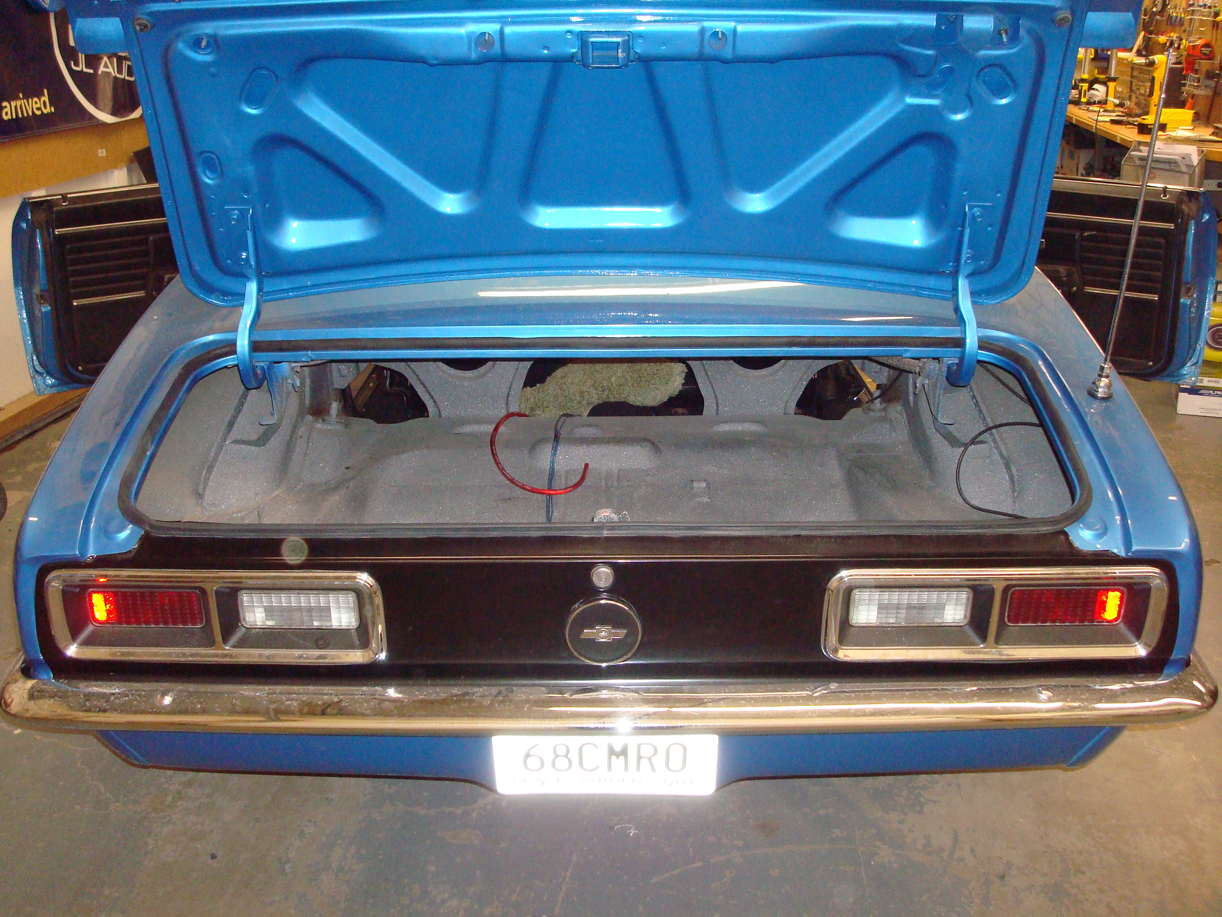 1968 Camaro - Trunk BEFORE
