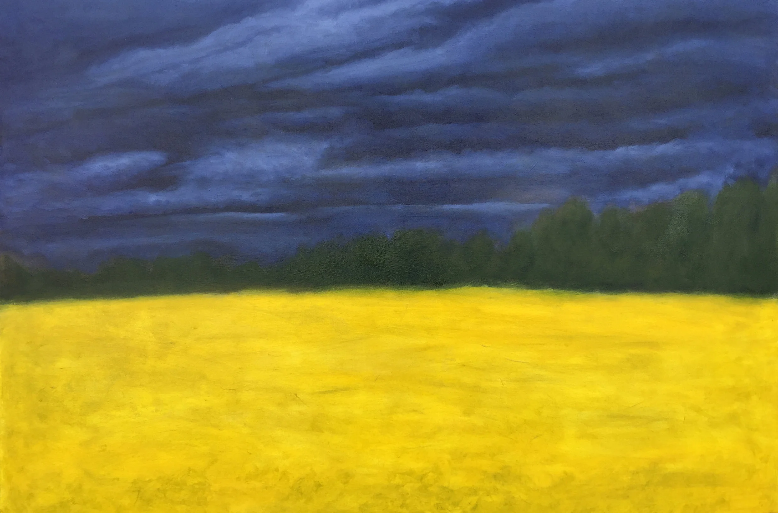 Immanence, oil on canvas, 25" x 37"