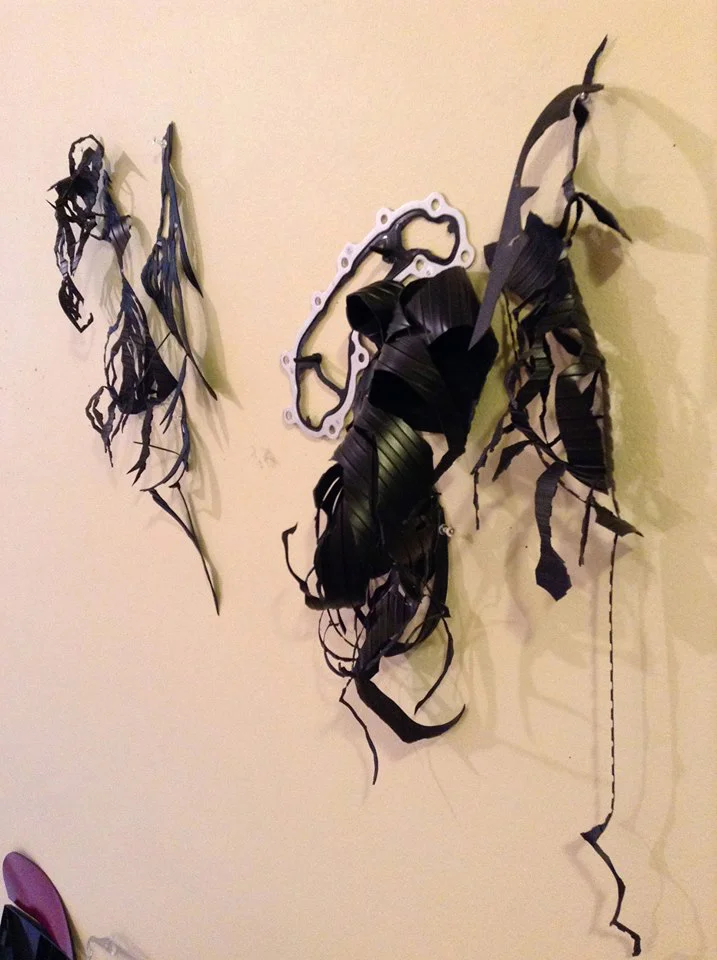  Installation piece in progress for upcoming Spirit Show at The Emerald Tablet Gallery, San Francisco 