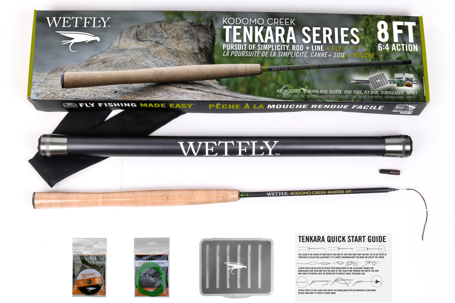 Kodomo Creek Tenkara Kit 8ft — WETFLY