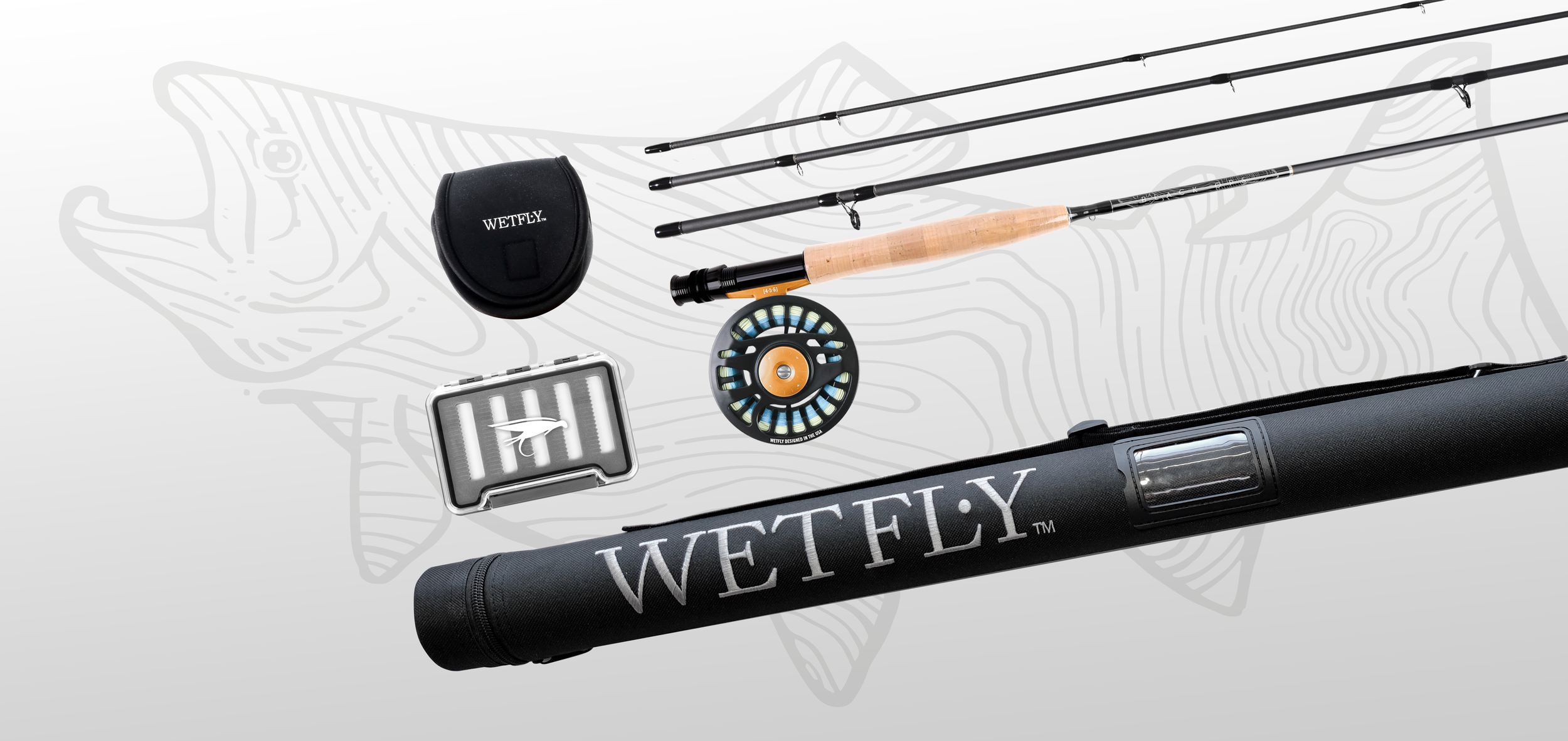Element Black Ops フライロッド 5WT Element Black Ops Fly Rod Kit