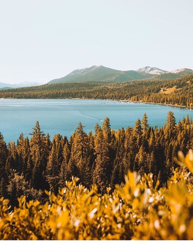 It&rsquo;s Tahoe Tuesday! My oh my, what a beautiful place we call home 💙 
Image via @westshoretahoe .
.
.
.
.
#tahoetuesdays #laketahoe #tahoe #cedarcrestcottages #westshoretahoe #travel #boutiquehotel #lakelife #airbnb #fall #staywithus