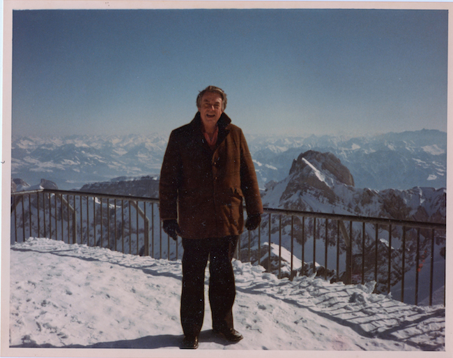 Daddy in Switzerland