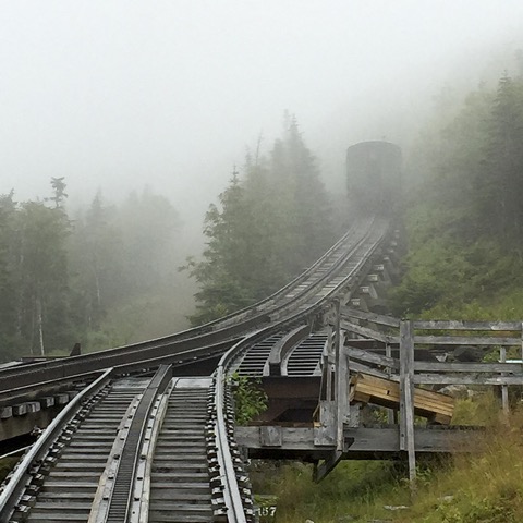 The Mt. Washington Cog Railway, the world’s first such tourist attraction, was built by a man who almost died while hiking to the summit, New Hampshire
