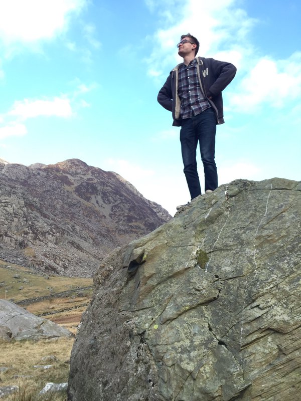 Joe Shaw in Snowdonia National Park.