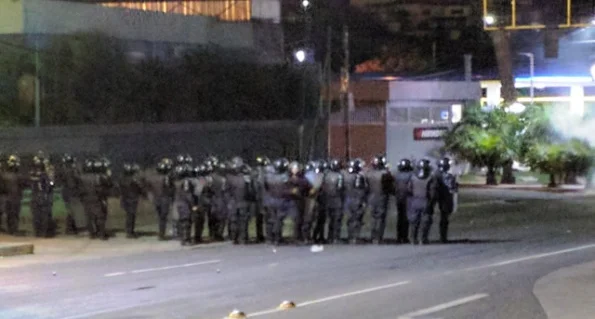 Military police in Honduras.