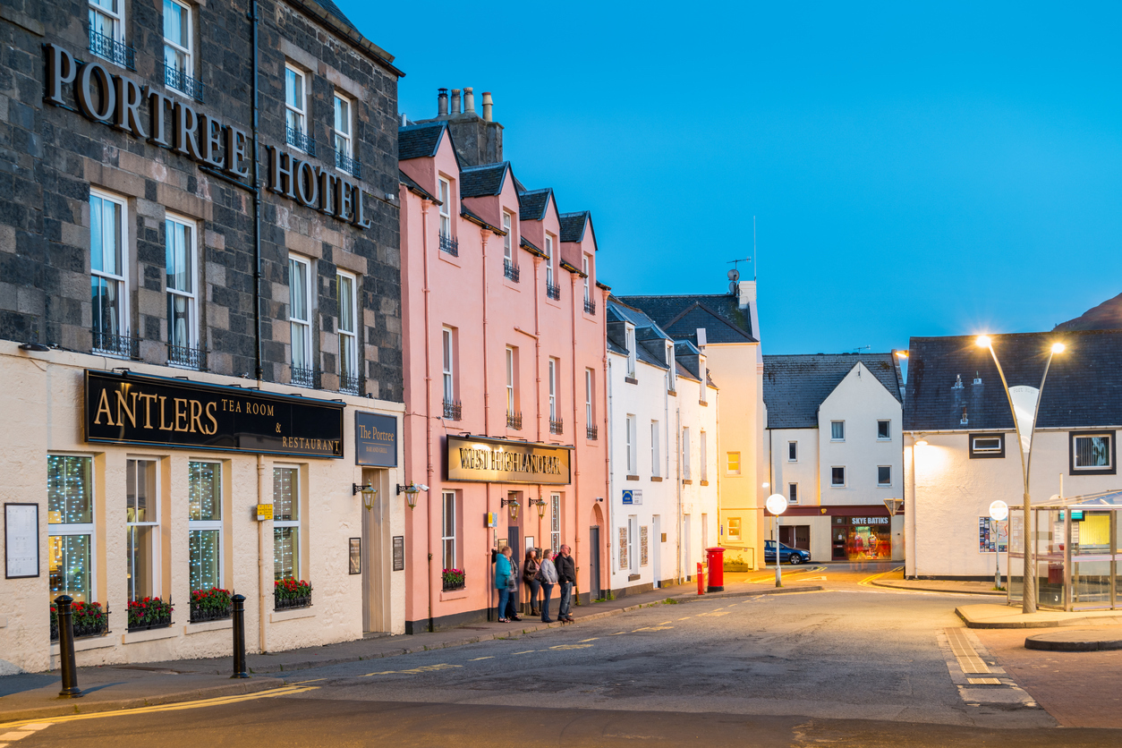 Portree, Scotland on the Isle of Skye