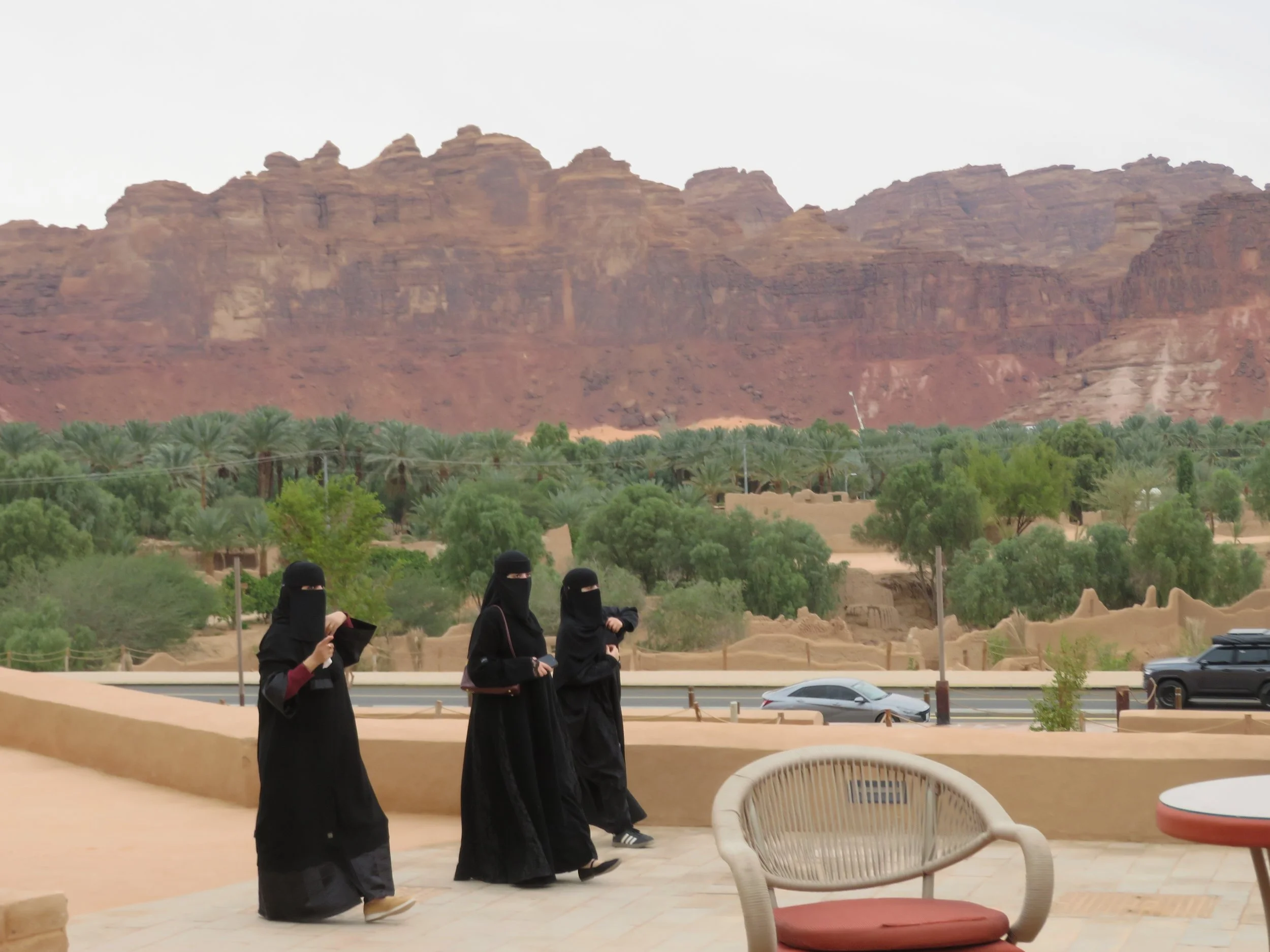 Veiled women in Old Town