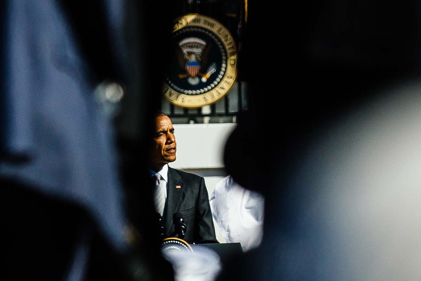 President Barack Obama welcomes Pope Francis to The White House on September 23, 2015