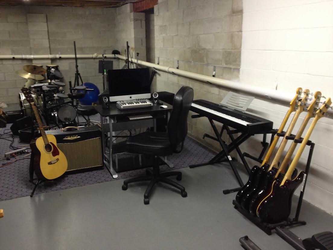The new home studio!