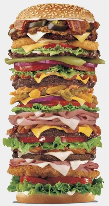 If that burger were a kick, it’d be beefy as fuck