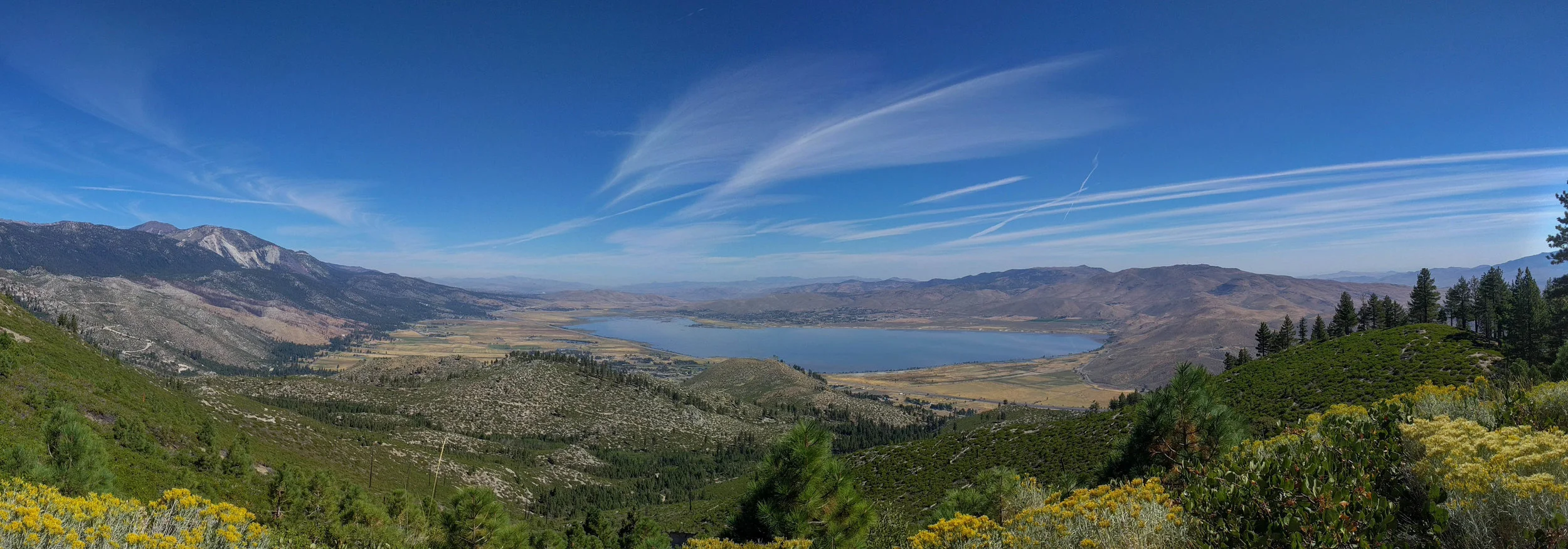 Washoe Valley view from Franktown Creek Rd, CAR (NV) Sep-2018