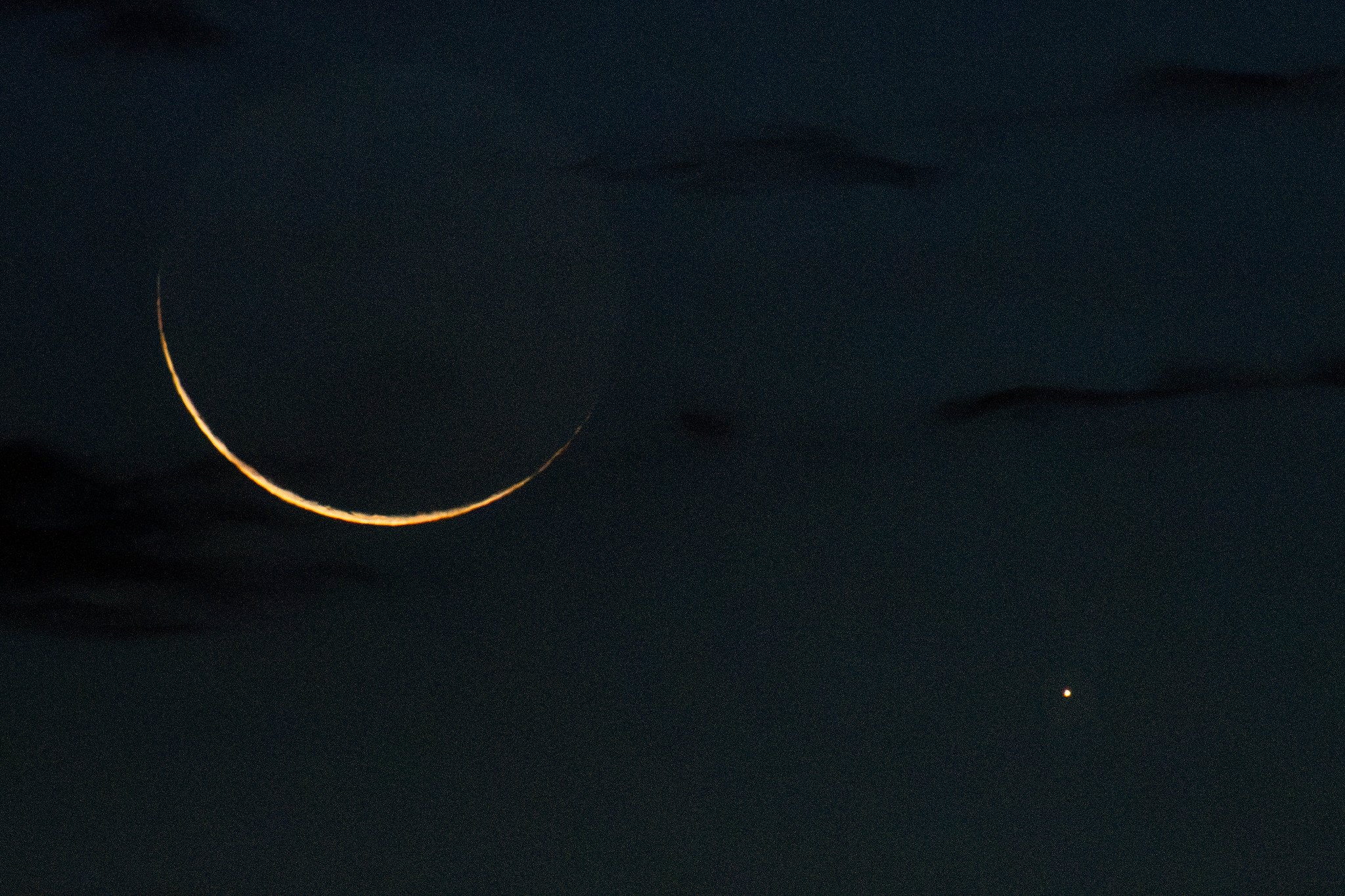 Moonrise with Venus