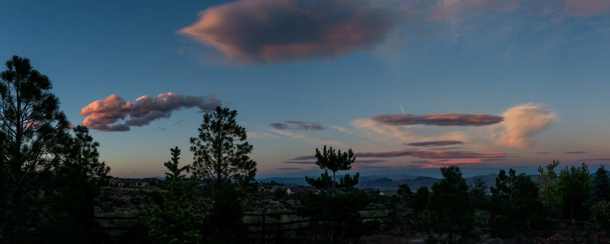 Sunset over Reno