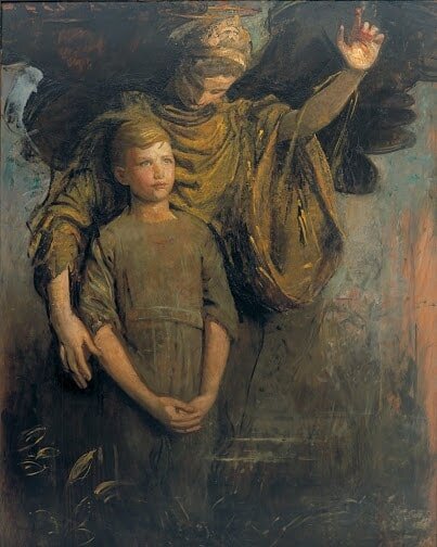 Abbott Handerson Thayer
#art #painting #oilpainting #figures #portraits #masterwork #arthistory #arteducation #dailyinspiration #instaart