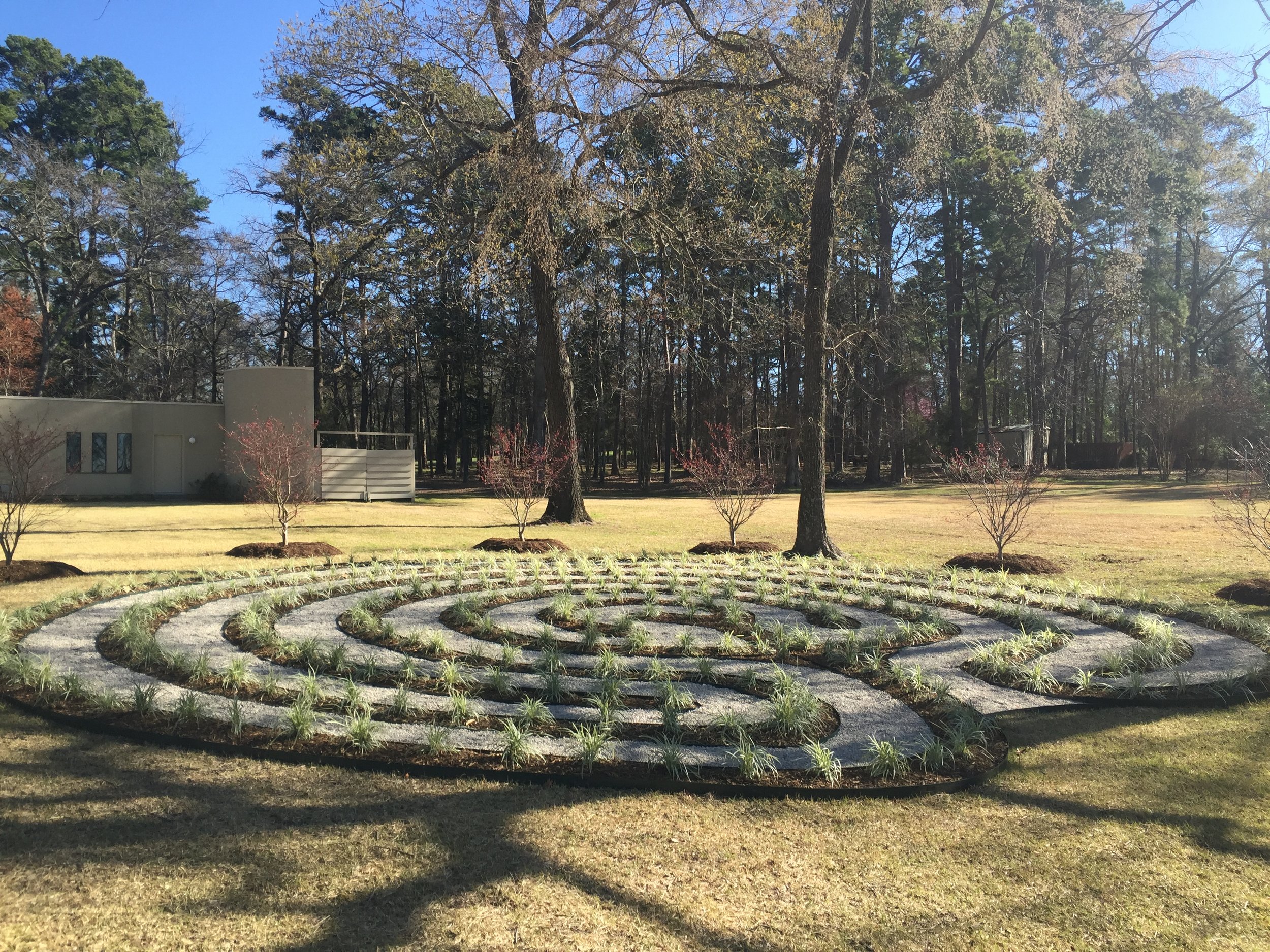 Claudia and Otis Carroll's Labyrinth at their home on Eastside Road in Tyler.