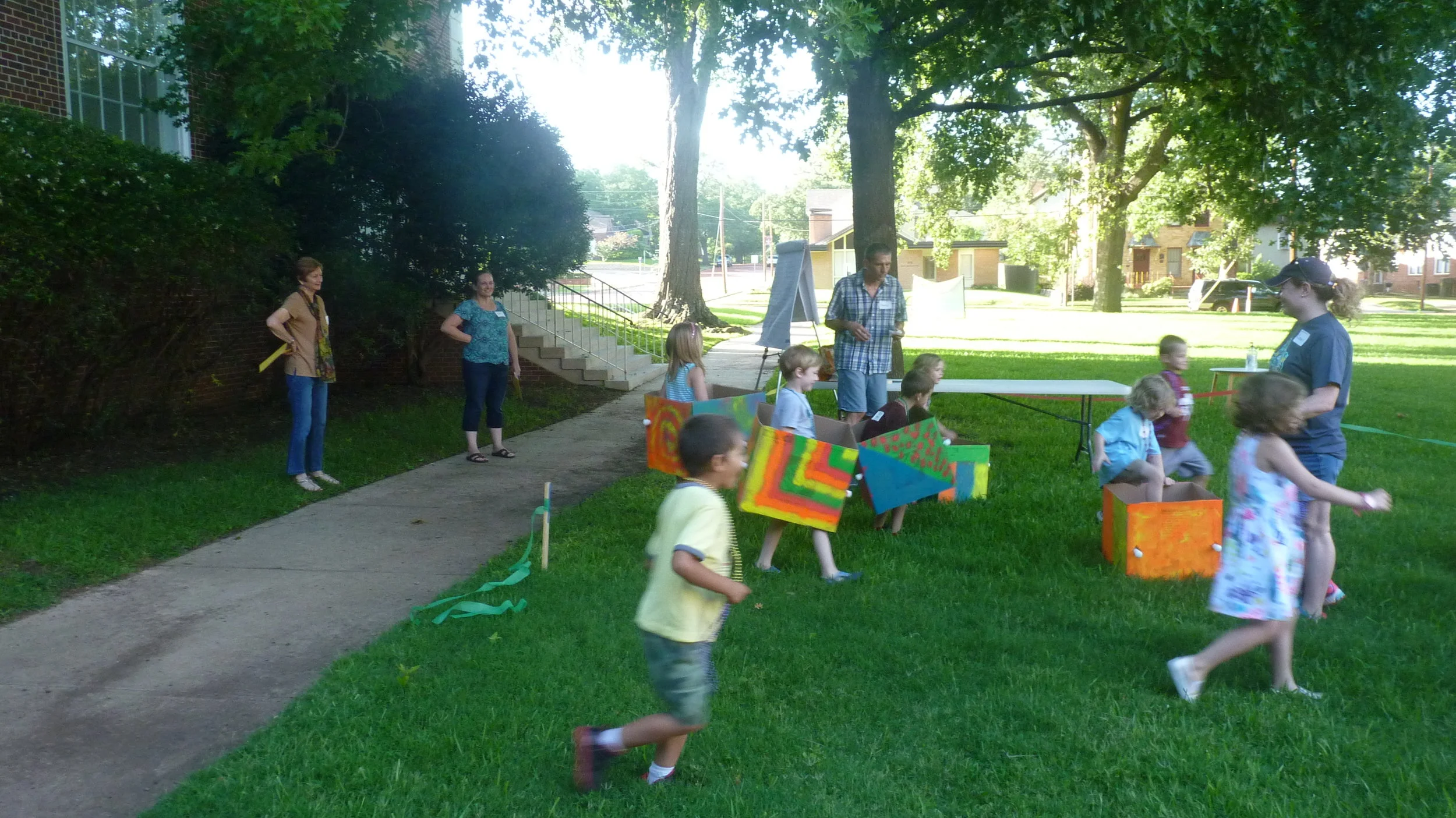 Our Haitian Market was a huge success! Participants had their own "tap taps" to ride in!
