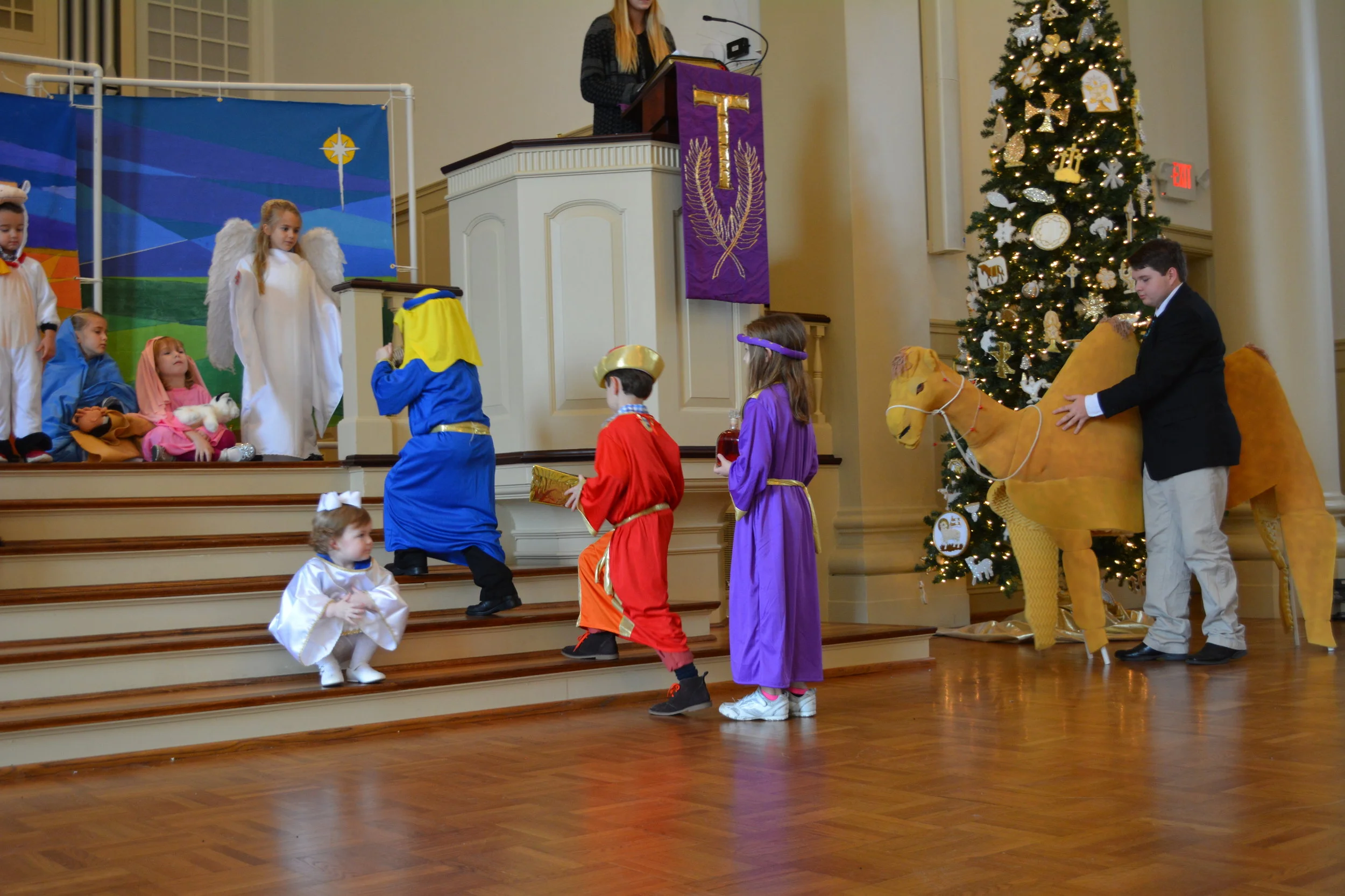 Christmas Pageant Rehearsals