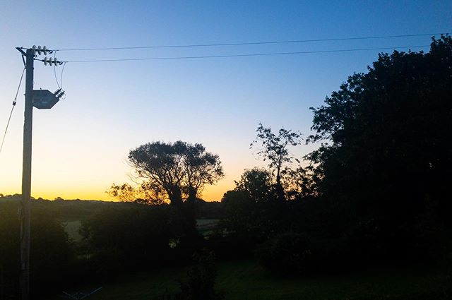 Sunrise over Wakes.  #sunrise #sky #golden #color #colour #beautiful #nature #silhouette #travel #friends #viewfrommyroom #manorbeir