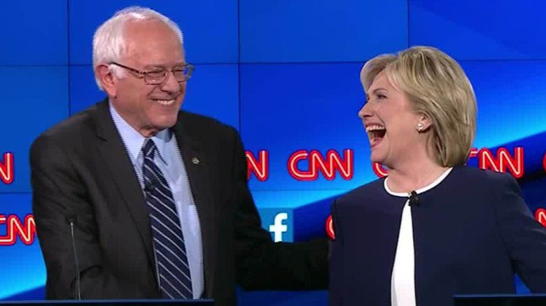 Would Gold Prices Rise More Under President Clinton or President Sanders? Image Courtesy of CNN.