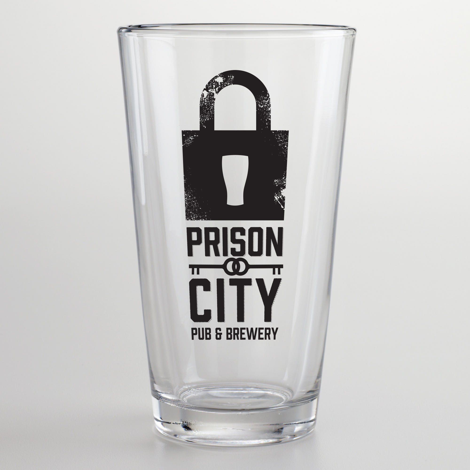 Prison City Pint Glass