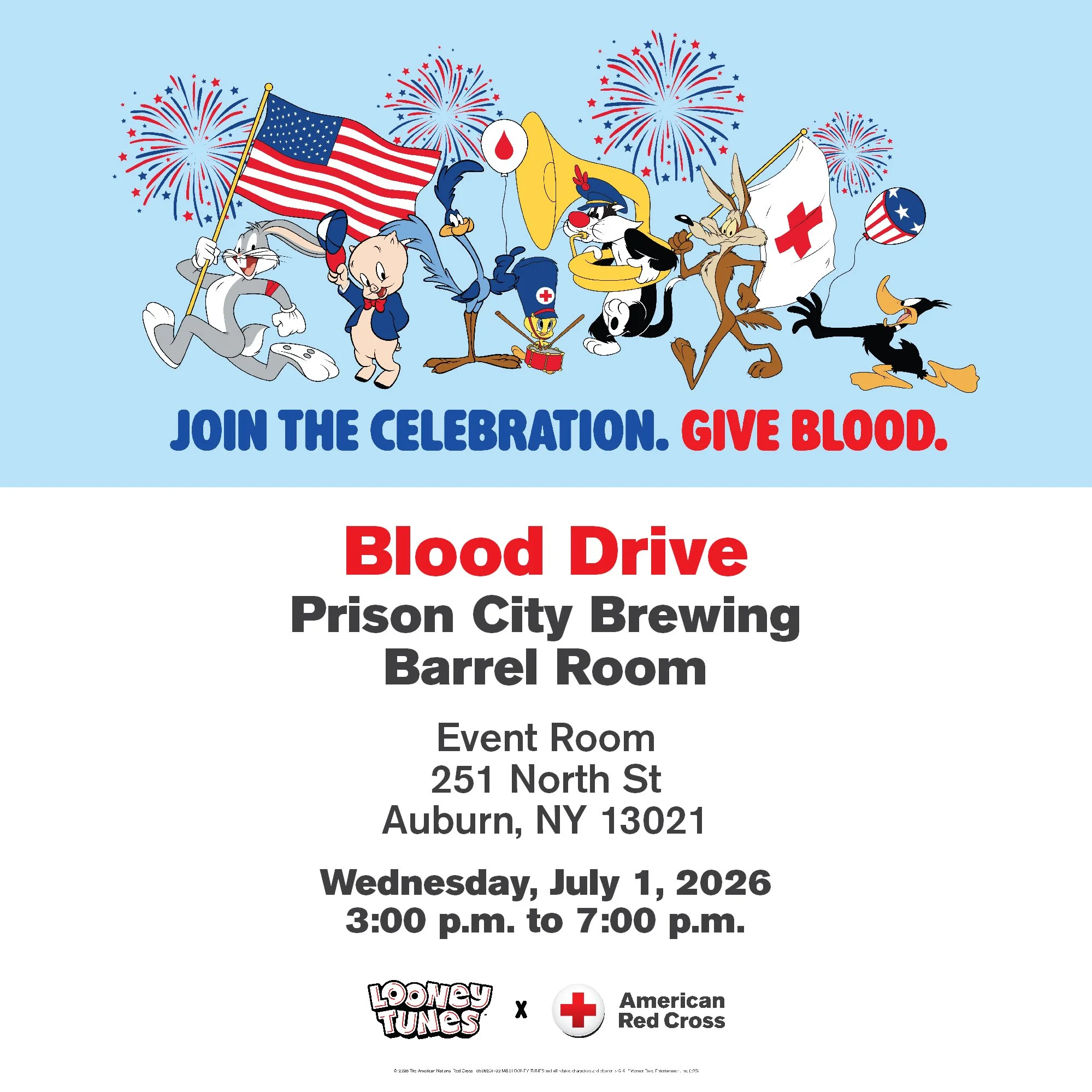 Red Cross x Prison City Blood Drive