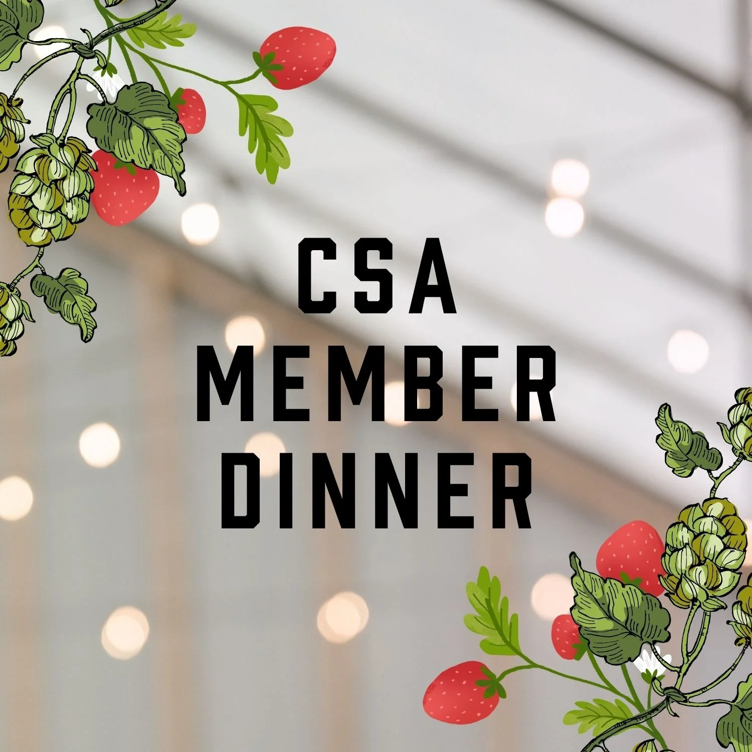 Harvest Dinner