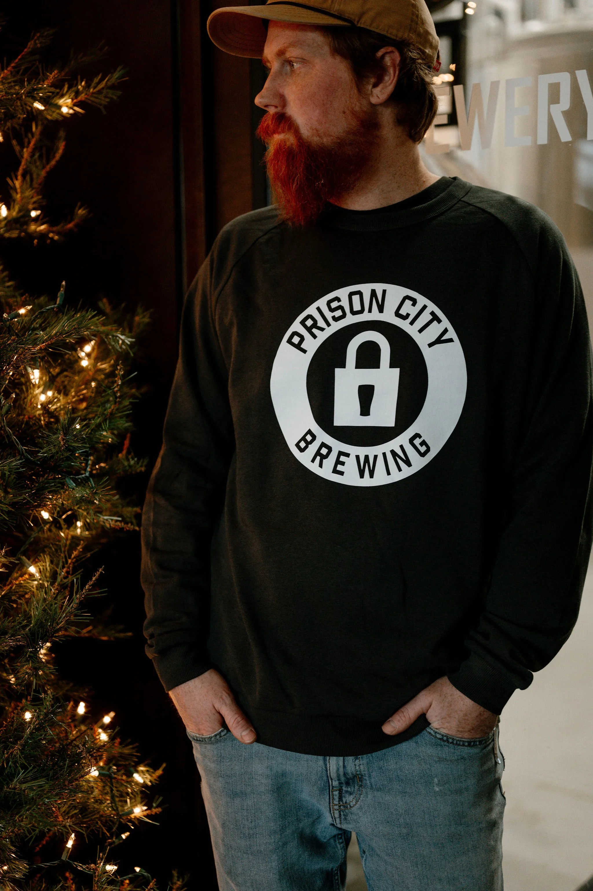 Big PC Logo Lightweight Crewneck Sweatshirt