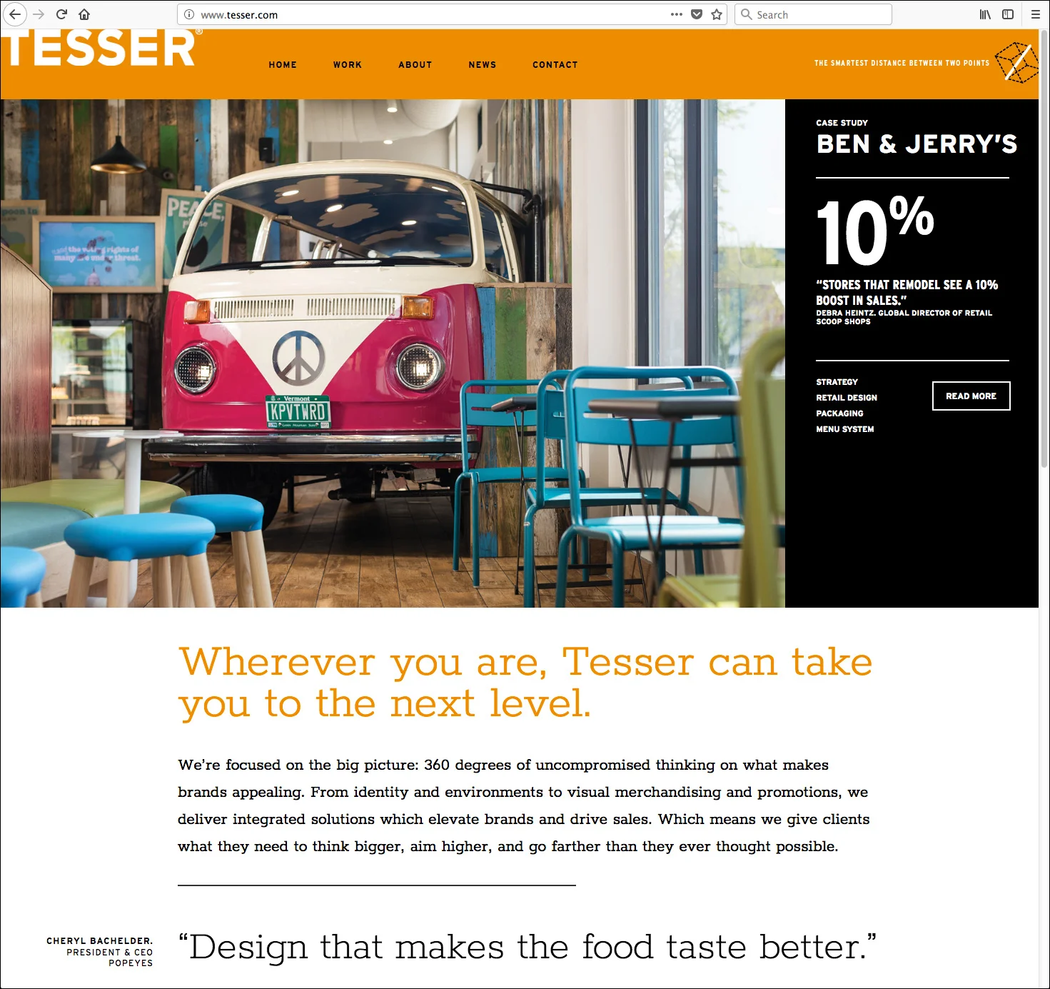Landing page