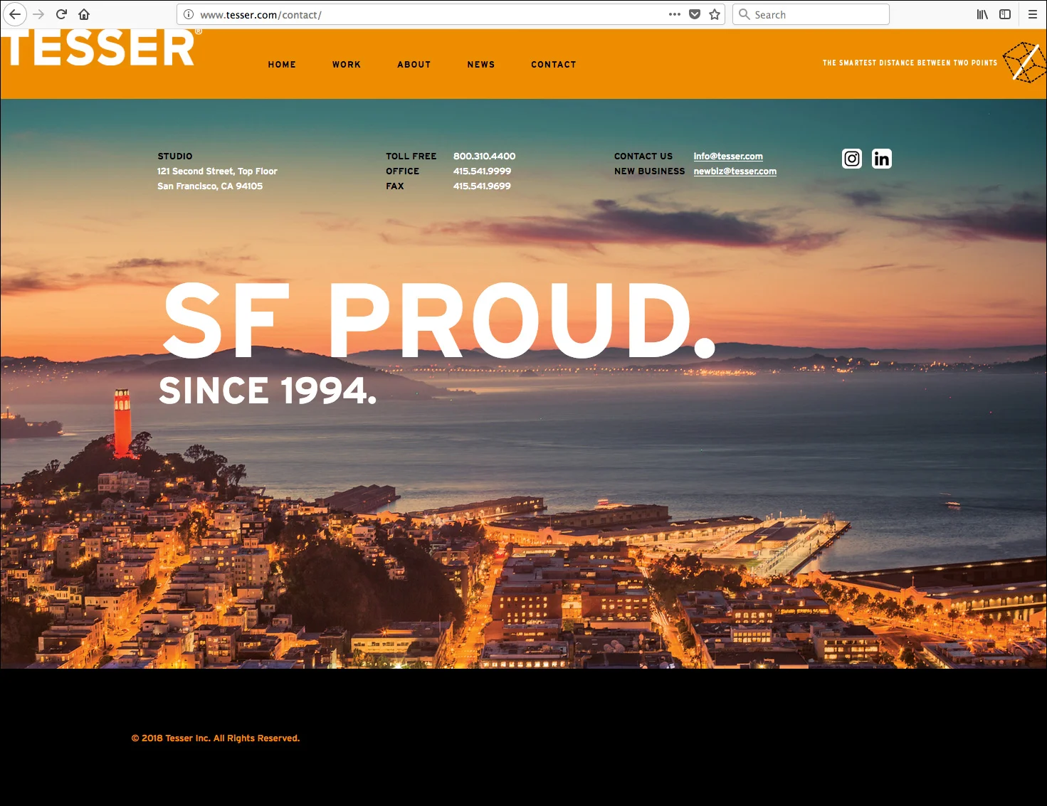 Contact page