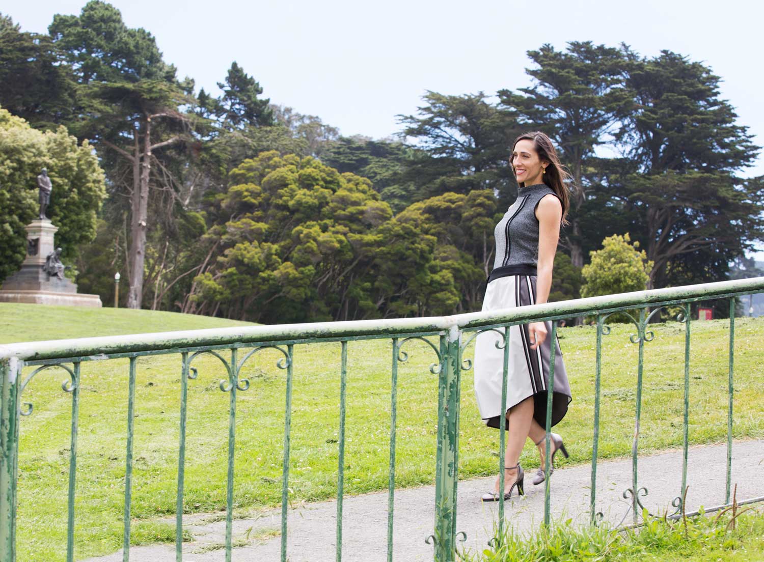On Jennifer : Aura Knit Top | Convertible Skirt