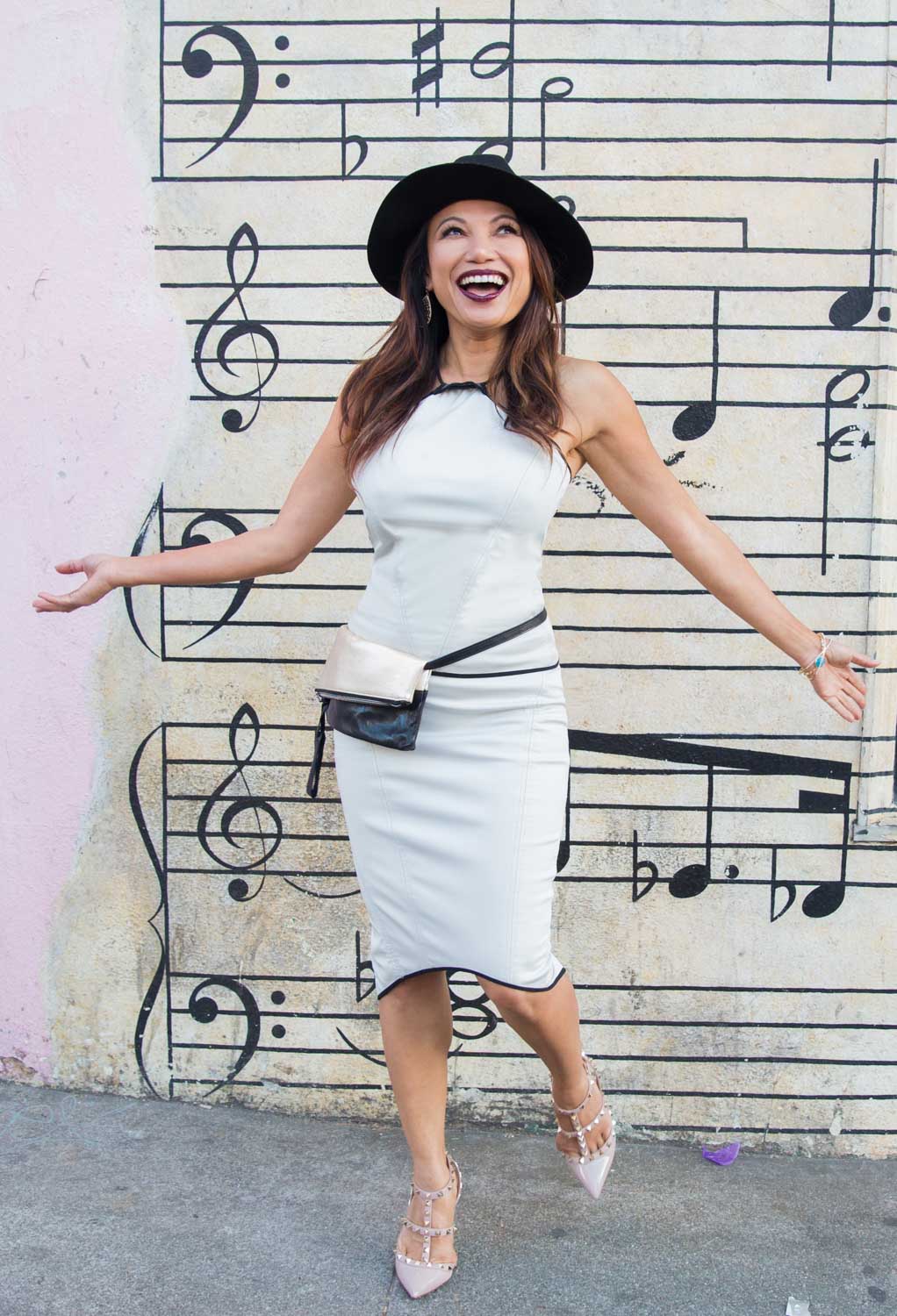 On Seline - Zuria Top | Brea Pencil Skirt | Tara Clutch | Rogue Hat