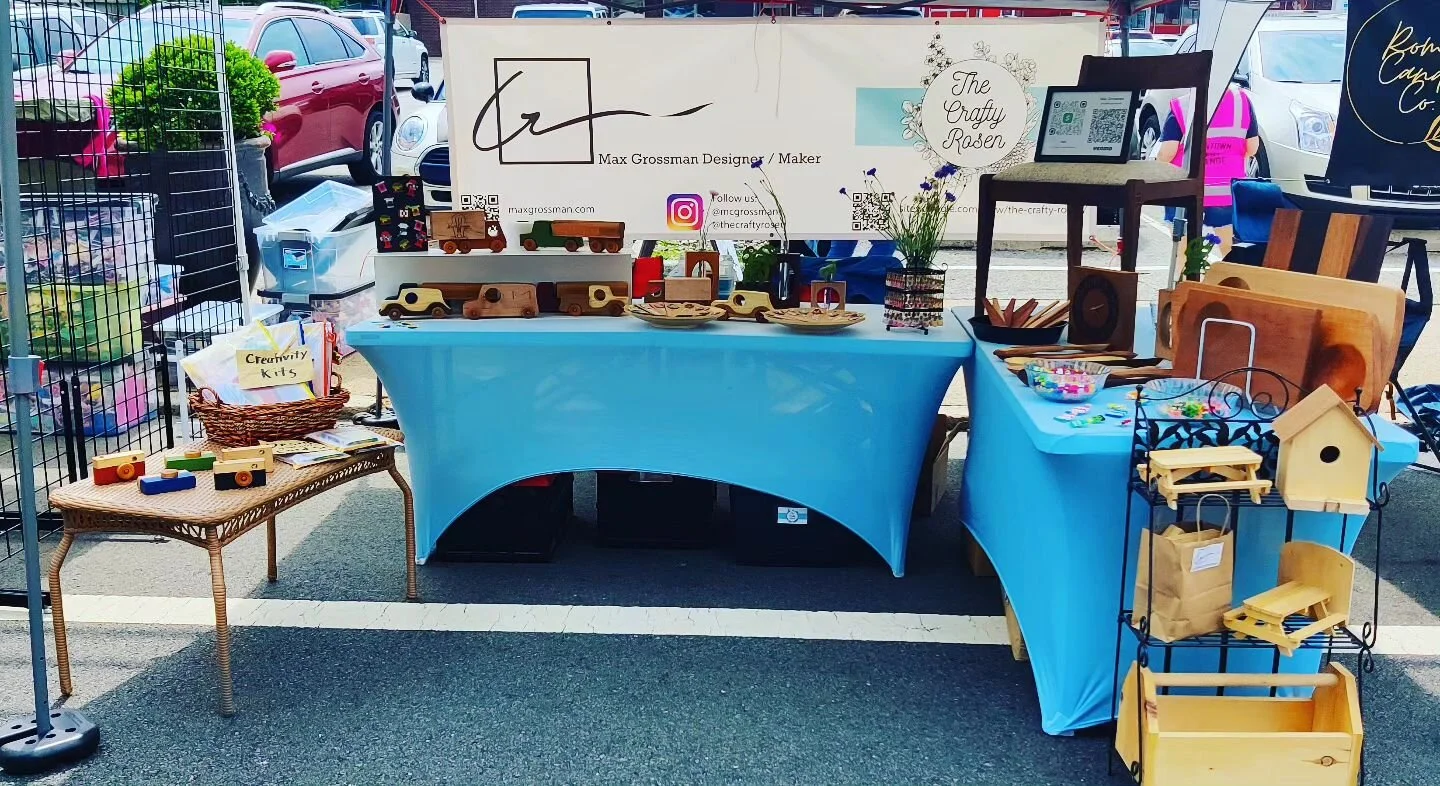Come check me and @thecraftyrosen out at the West Orange Street Fair today until 5pm. So many awesome vendors to see along with the Edison National Historic Park. 

#westorangenj #westorangestreetfair #westorangestreetfair2023 #woodworking #woodentoy