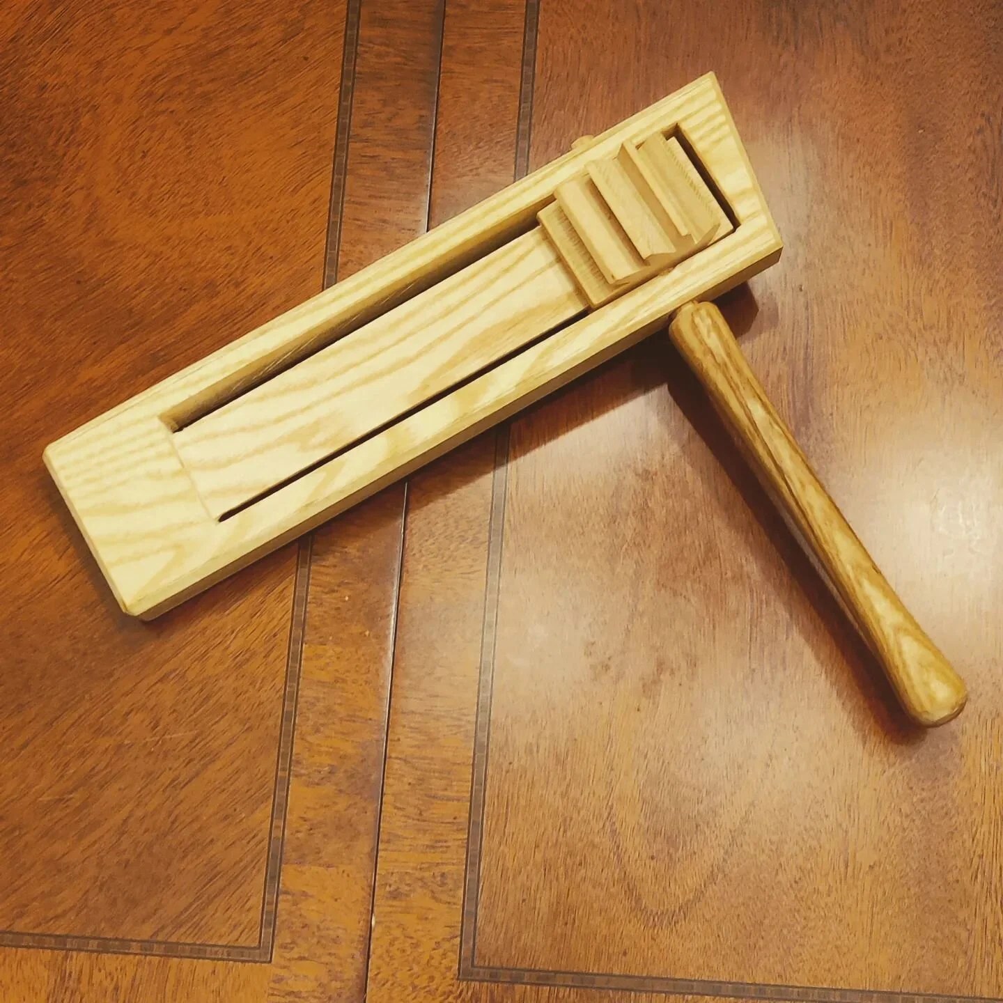 Out of all the things I've made over the years this grogger is still one of my favorite accomplishments. The loudest one in the whole synagogue! 🤣 Happy Purim to everyone that celebrates. #purim #noisemaker #loud #woodworking #woodentoys #maker #mad