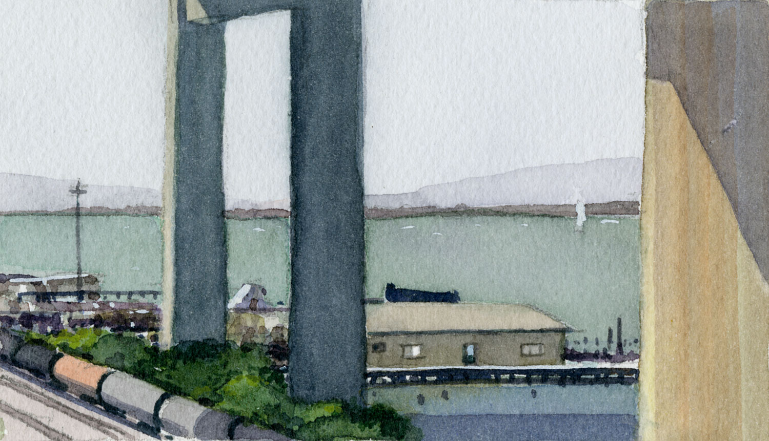 Carquinez Bridge From Crockett