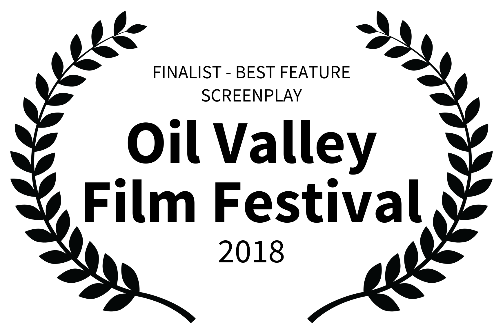 FINALIST - BEST FEATURE SCREENPLAY - Oil Valley Film Festival - 2018.png