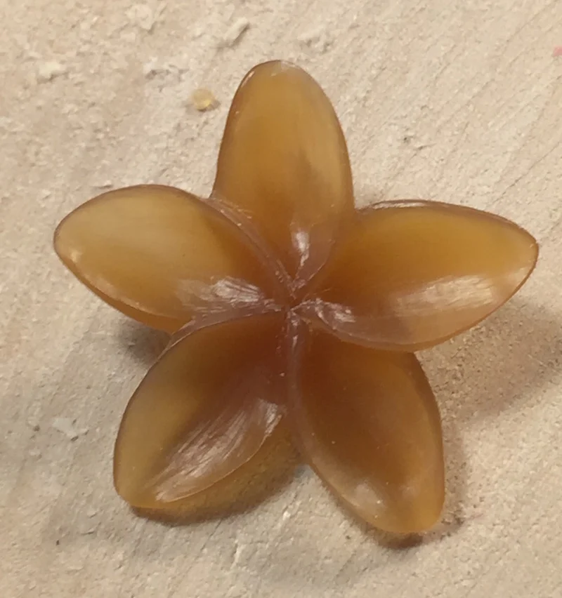Wax model of flower for casting