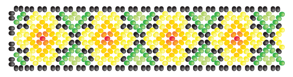 This is the overall pattern of the bracelet.