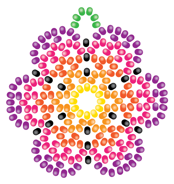 Beaded flower shop pattern