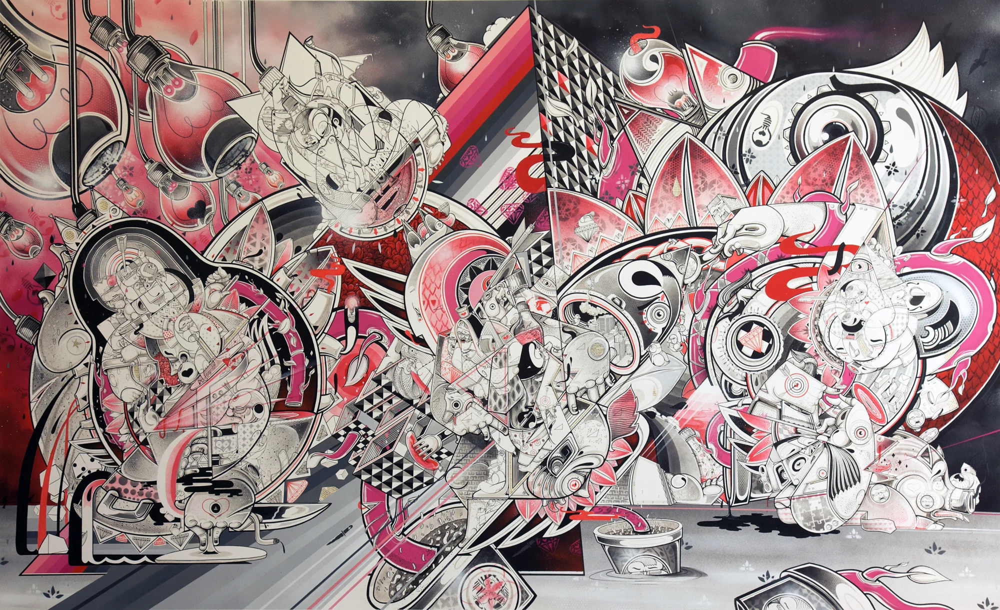 How and Nosm, Last Departure , 2014. Image courtesy of Jacob Lewis Gallery