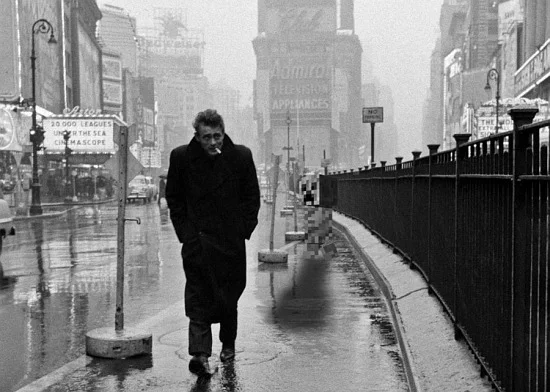 Dennis Stock, "James Dean in Times Square," 1955. Life Magazine