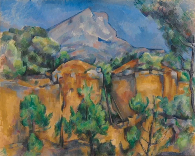 Paul Cézanne. Mont Sainte-Victoire Seen from the Bibémus Quarry. c. 1897. The Baltimore Museum of Art: The Cone Collection. BMA 1950.196