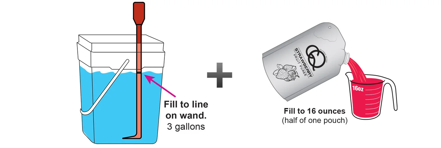 CQ-Strawberry-Basil-Spa-Water-Recipe-Step-3-Fill-CQ-Mixing-Bucket-Water-and-1-pouch-CQ-Strawberry-Basil-Puree.jpg