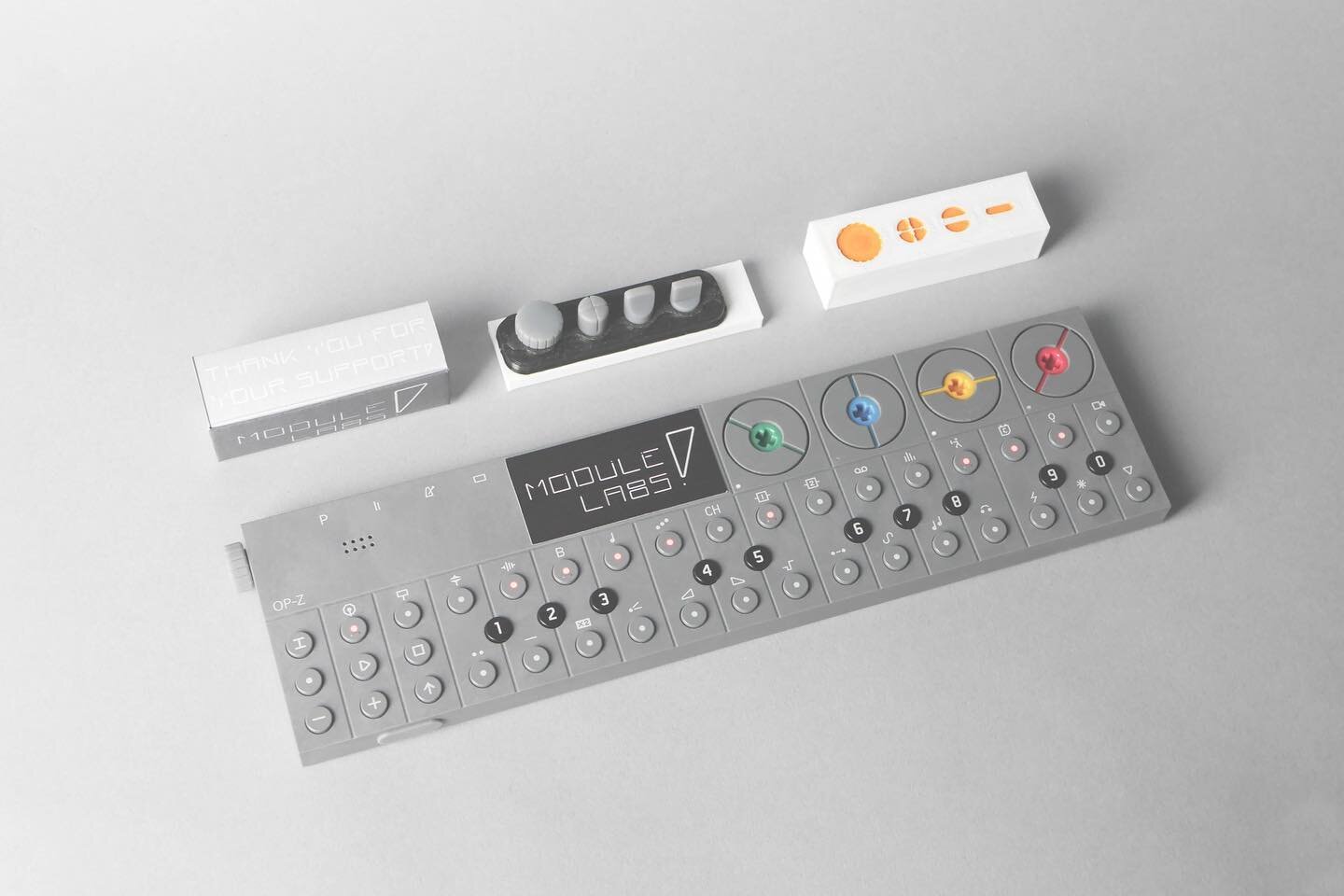 OP-Z KINETIC EXPLORER PACK! 4 unique geometries for your OP-Z power volume knob. Try them all! Available now in the MODULE! labs Etsy store, link in bio!